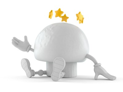 头周围有星星的香槟性格