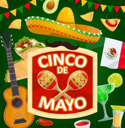 Cinco de Mayo墨西哥节日帽，马拉卡斯