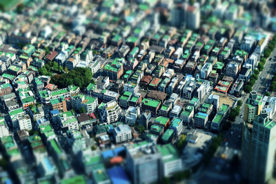 这是首尔的风景。