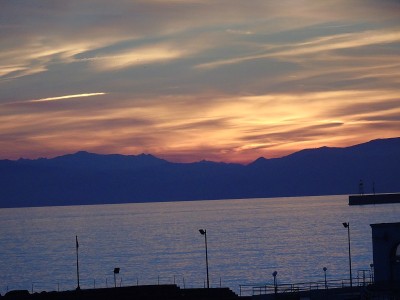 海上日落