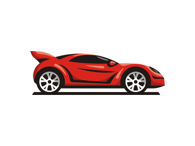 Automotive subjects. Vector format