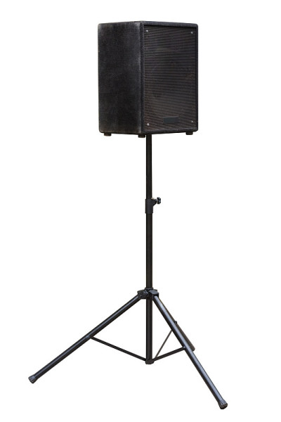 音频扬声器在一个孤立的白色背景上