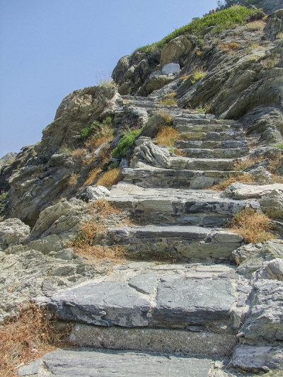 Agios Ioannis Sto Kastri的楼梯