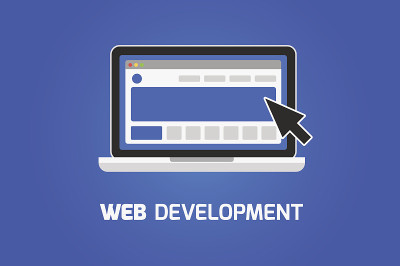 Web开发笔记本图标。创建网站