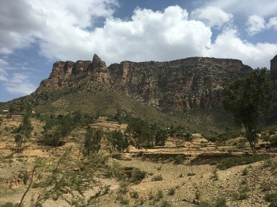 埃塞俄比亚提格雷地区典型的山地景观