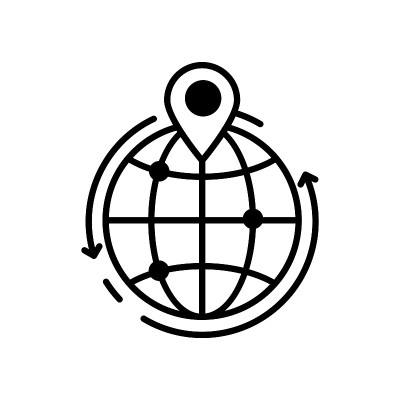 地理位置矢量图标