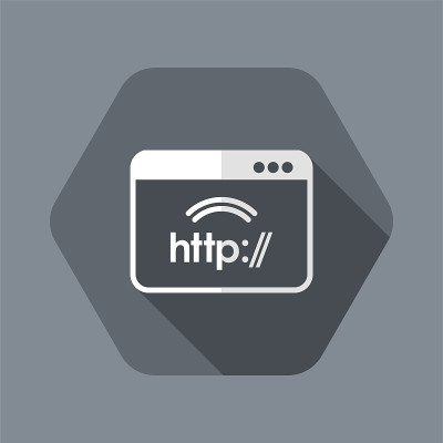 Http web连接-矢量平面图标
