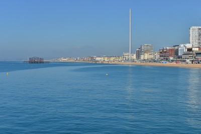 布莱顿的海岸线