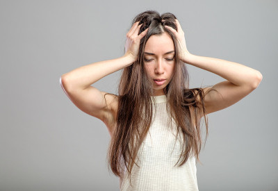 患有抑郁症的年轻女性