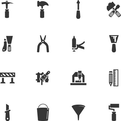 工作工具图标集
