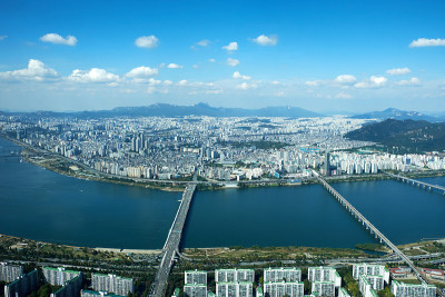这是首尔的风景。
