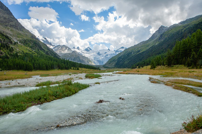 Roseg Valley-Bernina Range-Switzerland