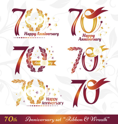 70周年徽章