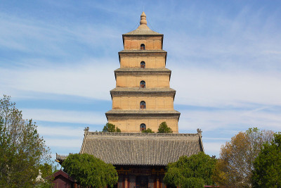 中国西安的古塔