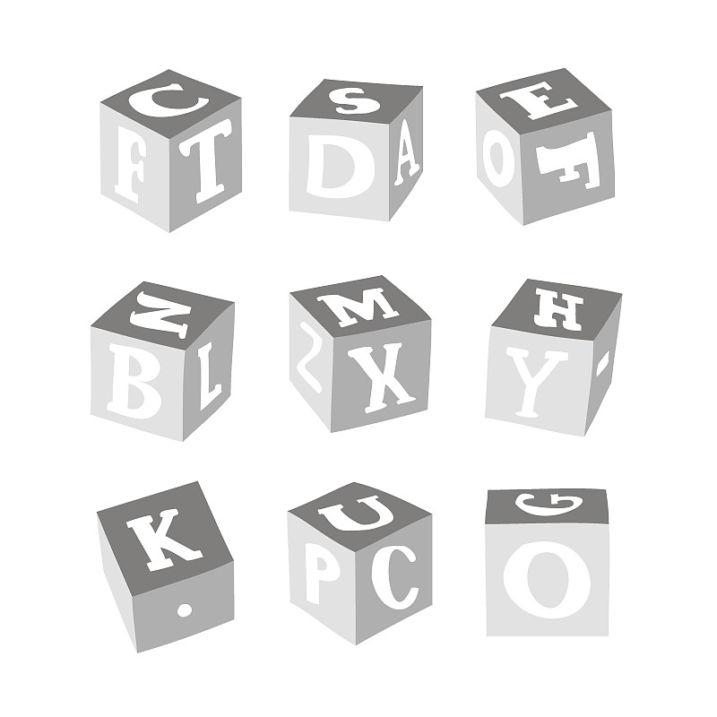的字母积木