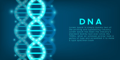 DNA链背景和基因工程或实验室研究
