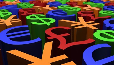 3D渲染图像的货币符号