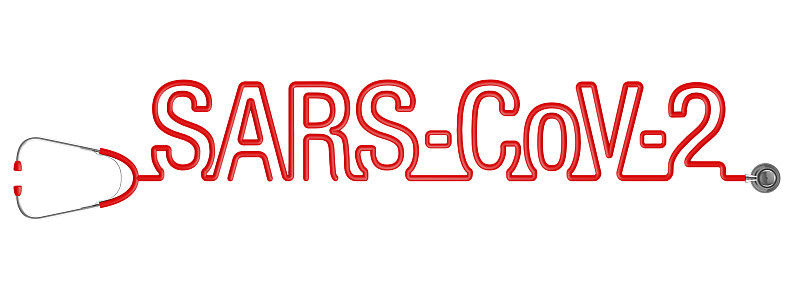 听诊器冠状病毒SARS-CoV-2