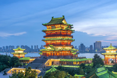 南昌滕王阁夜景