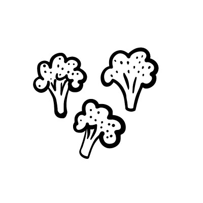 卡通花椰菜套装