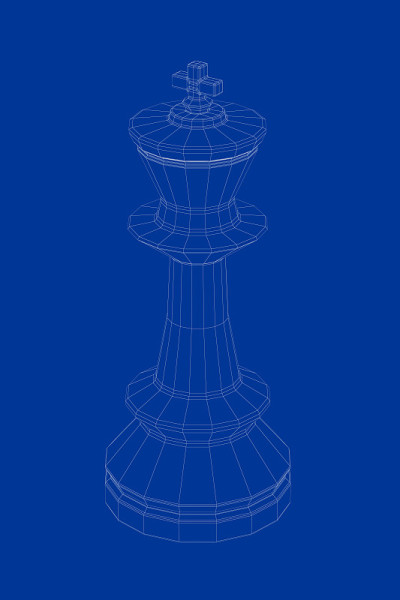 象棋王的3d模型