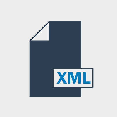 可扩展标记语言(XML)文件格式图标