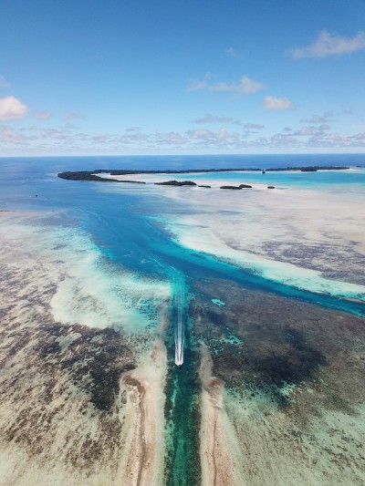 German channel at Palau, Manta ray diving spot