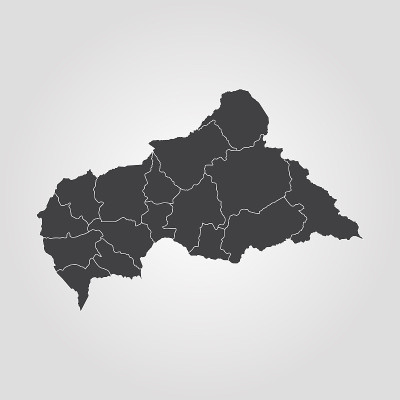 中非共和国地图
