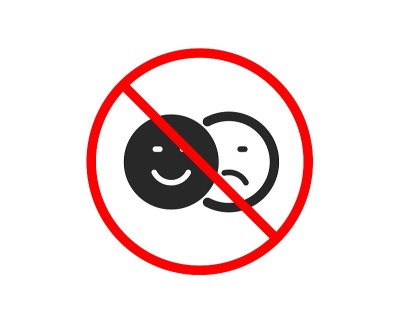 Like and dislike icon. Smile sign. Vector