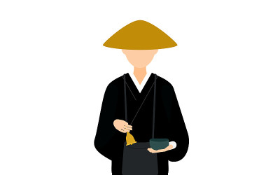 杜坦加的佛教僧侣，上半身