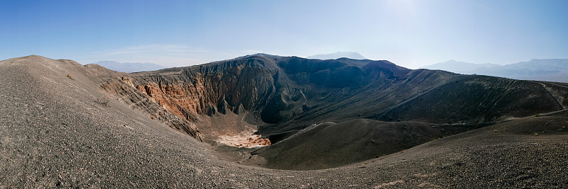 Ubehebe火山口，suthwest使用月球景观