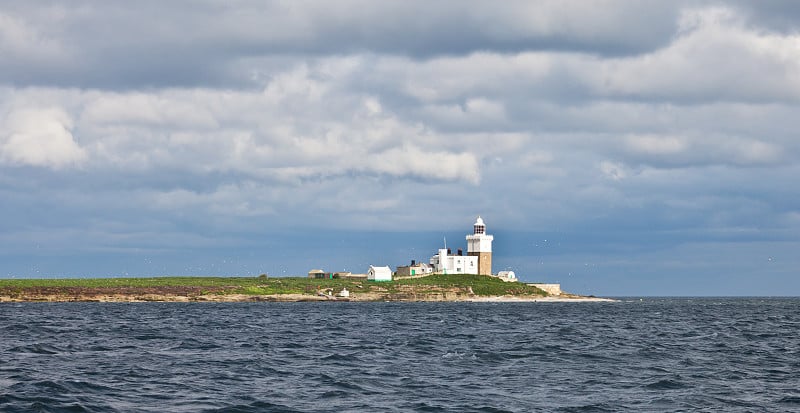 Coquet Island Lighthouse and nature reserve