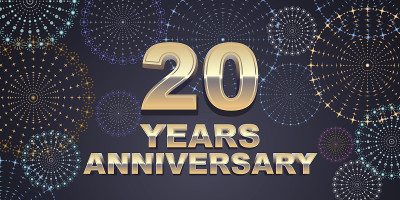 20周年向量图标