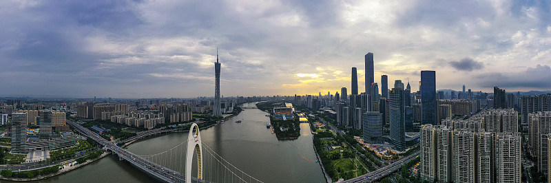 中国广东省广州市的城市风景预览效果