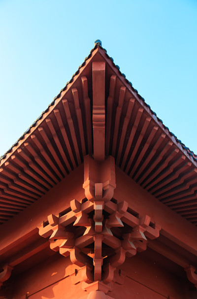 中国传统建筑细部近景