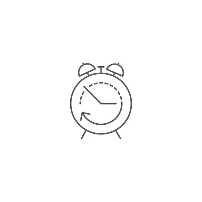 alarm clock vector icon concept design isolated on