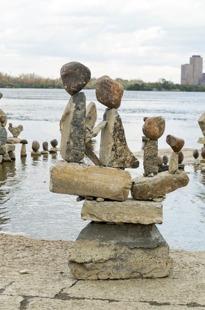 2017 Inukshuks在Remics Rapids