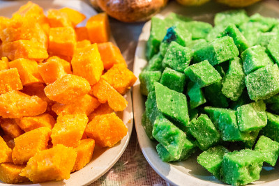 厄瓜多尔科珀斯克里斯蒂庆祝活动上的传统糖果