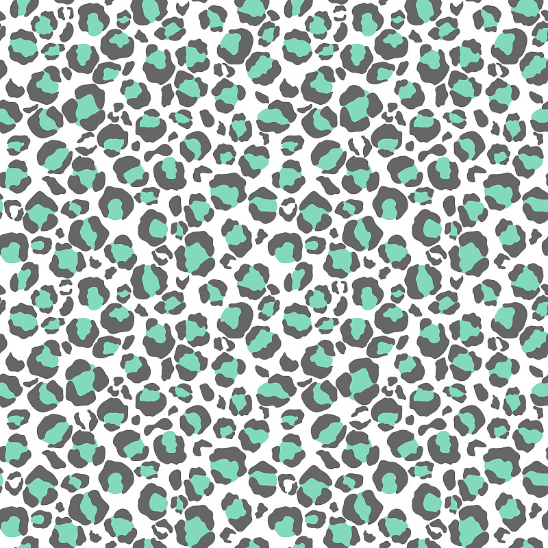 Pastel Leopard Print Seamless Pattern