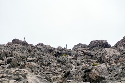 卡扬贝火山荒凉的景观