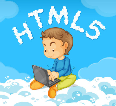 一个学习html代码的年轻人