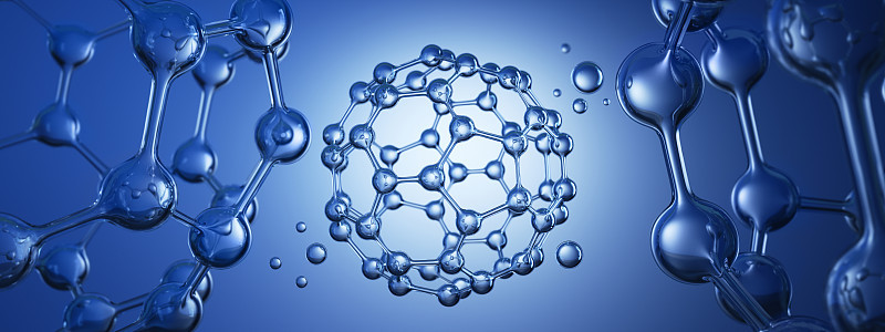 3d富勒烯分子- 3d纳米球