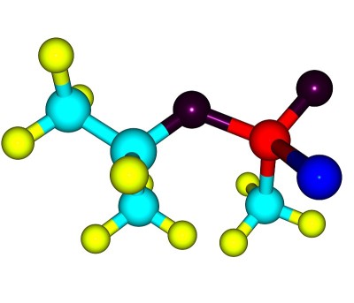 沙林的分子结构呈白色