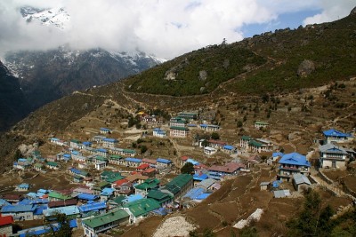 Namche Bazaar村