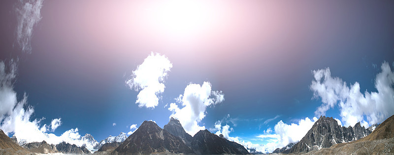 美丽的山景观