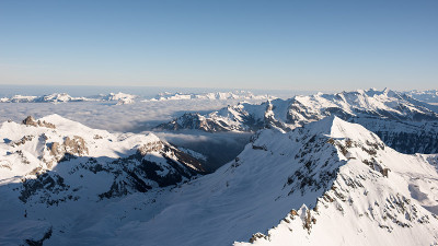 瑞士阿尔卑斯山风景