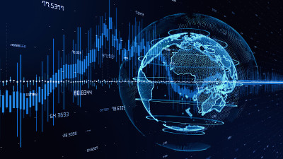 财经技术概念。FINTECH。