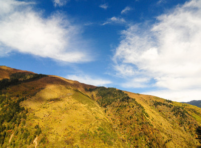 四川的高山景色