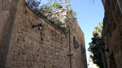 以色列阿科(阿克)的古老房屋和街道