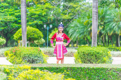 Mhong hill部落妇女